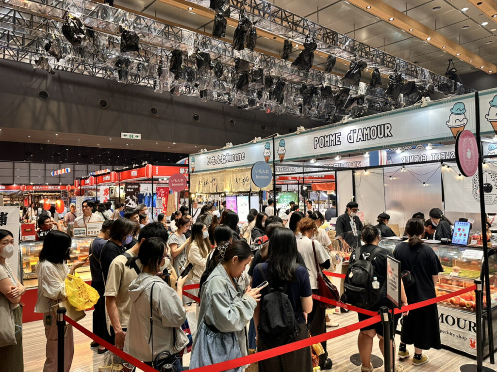 支援先企業の出展の様子